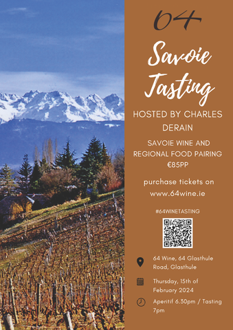 64 Wine: Savoie Wine Tasting hosted by Charles Derain