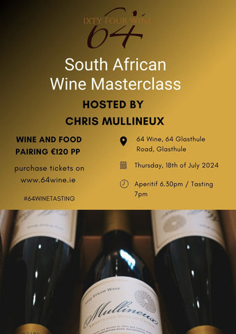 64 Wine: South African Wine Masterclass with Chris Mullineux